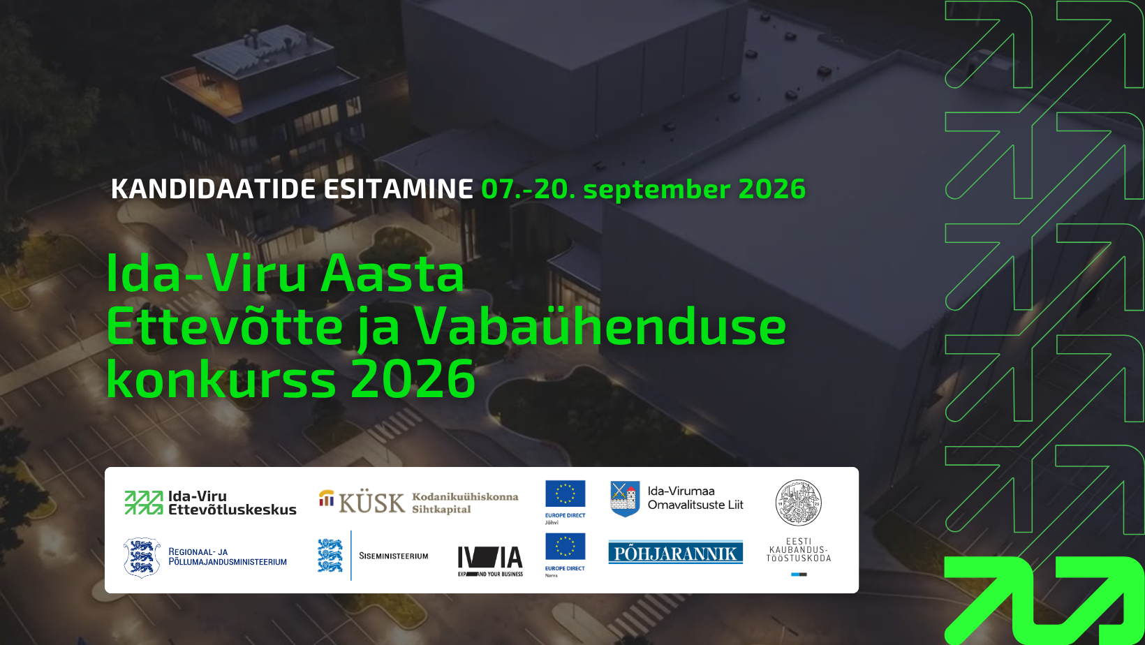 Ida-Viru Aasta Ettevõtte ja Vabaühenduse konkurss 2026