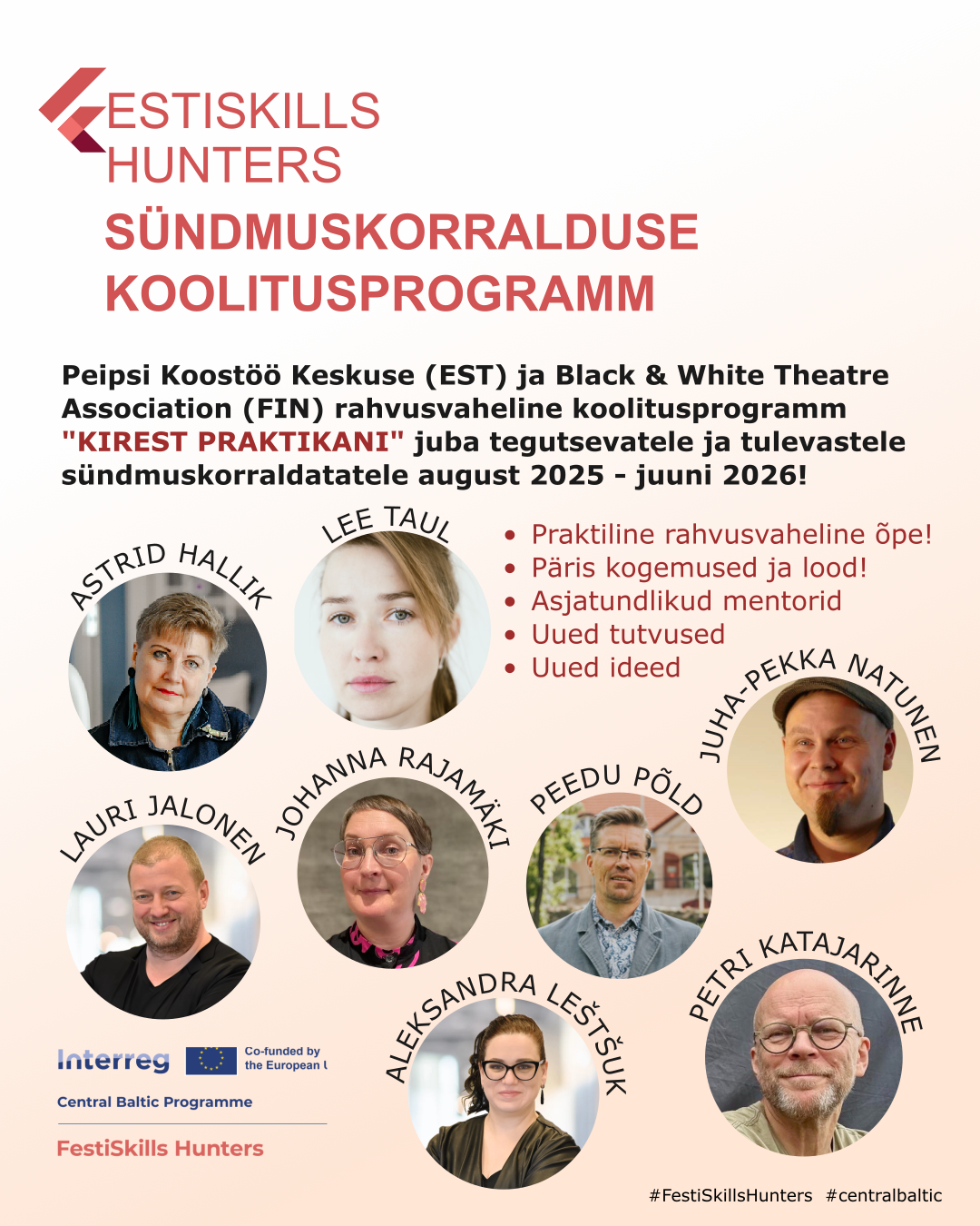The post Avatud on kandideerimine FestiSkills Hunters rahvusvahelisse sündmuskorralduse koolitusprogrammi “From Passion to Practice” appeared first on Ida-Viru 